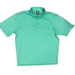 FootJoy Golf Shirt Stretch Short Sleeve Polo Green XL